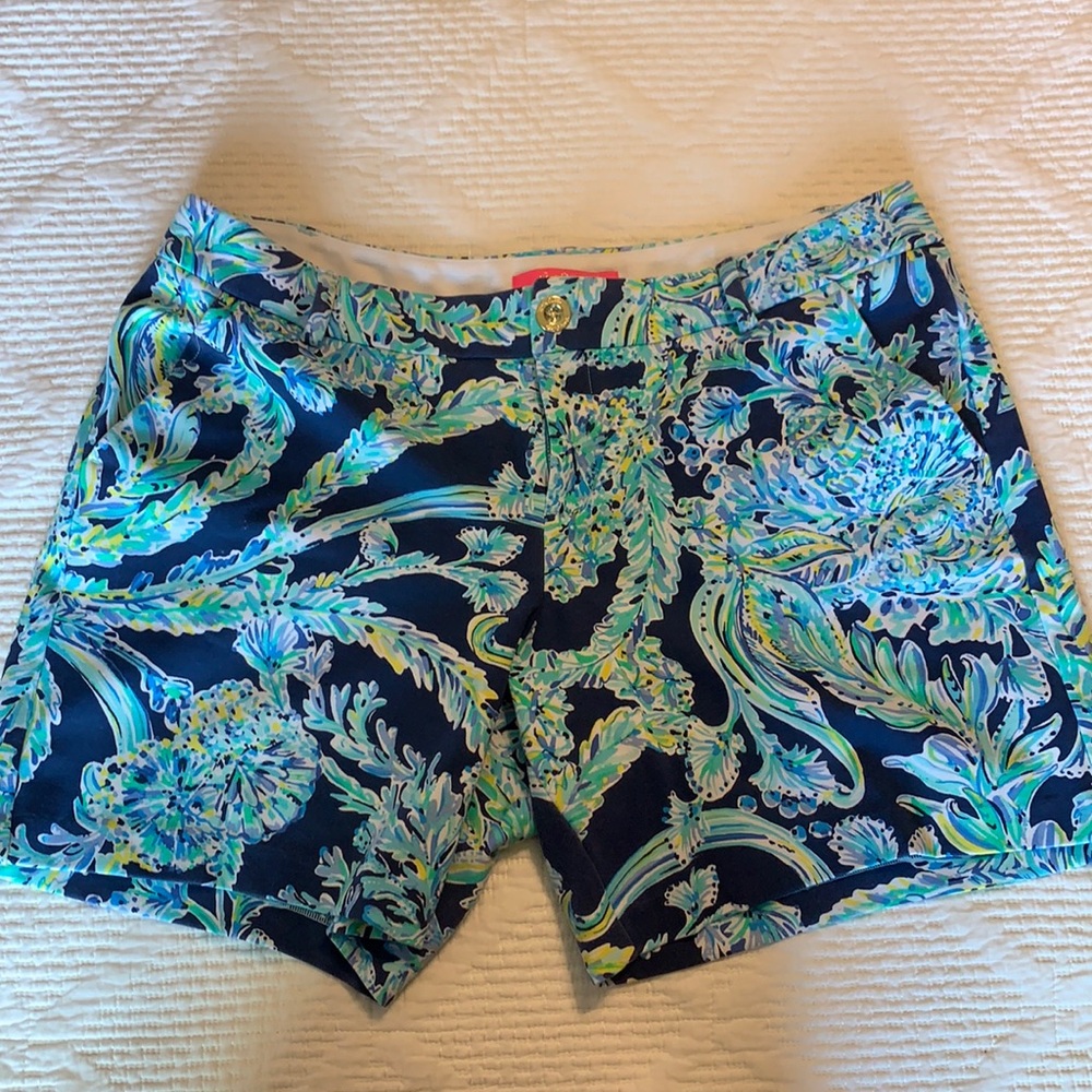 Lilly Pulitzer shorts.